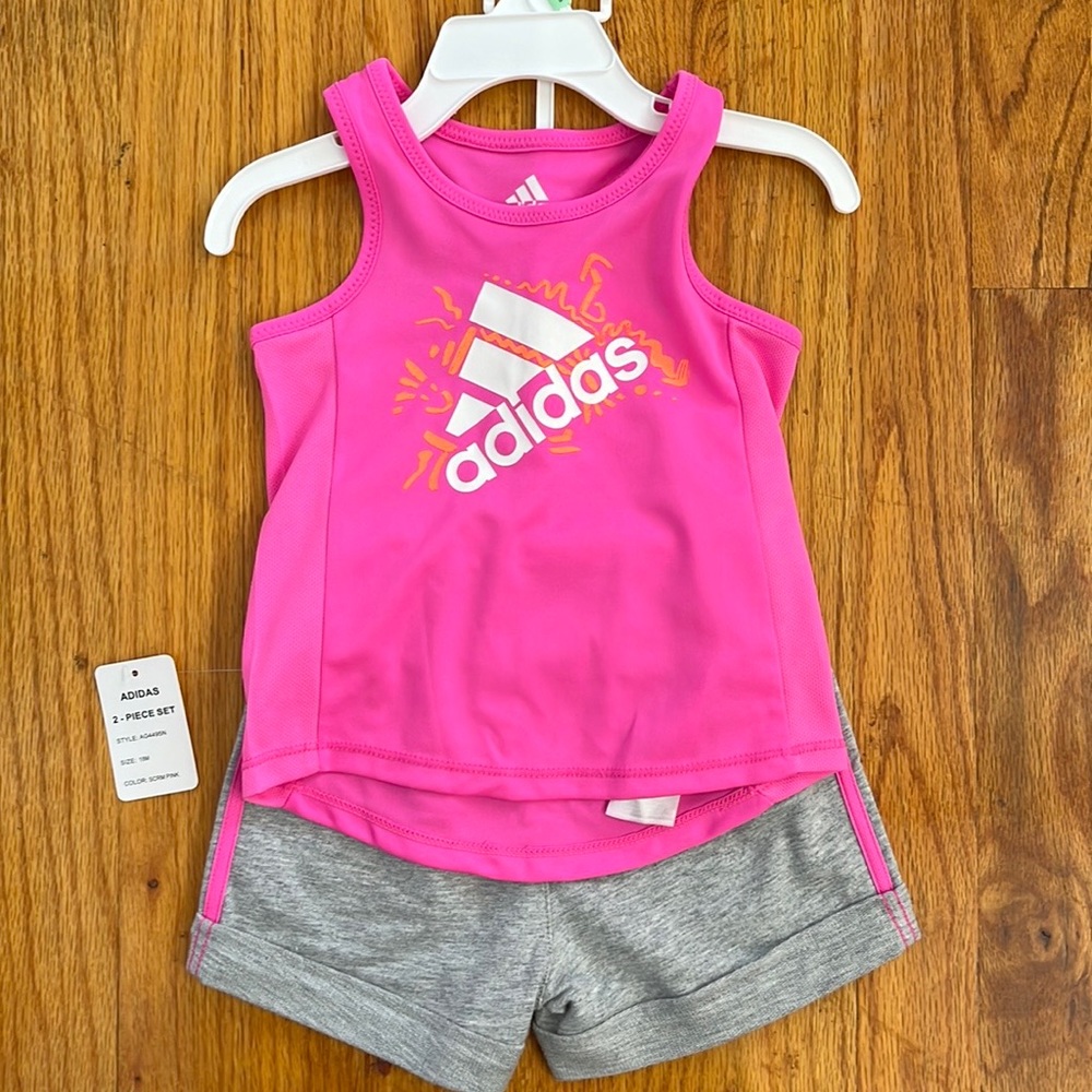 NWT Tank Bos and FT Short Set